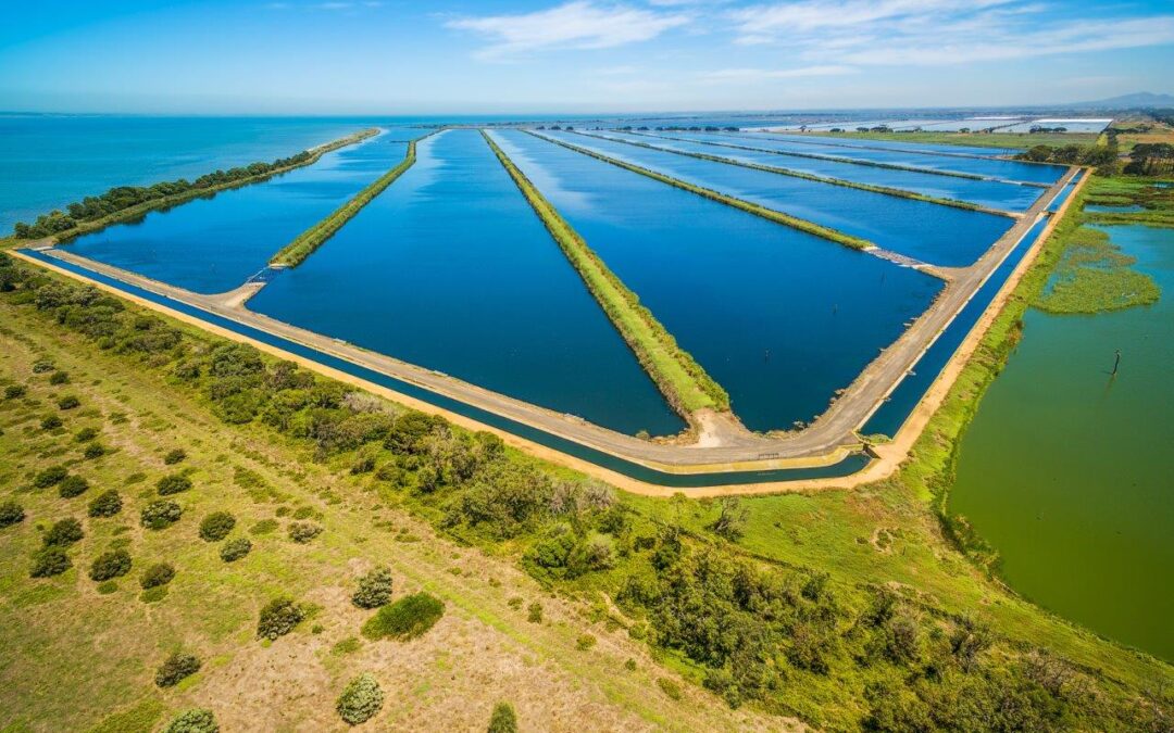 aerial-view-waste-water-treatment-plant-pools-melbourne-australia